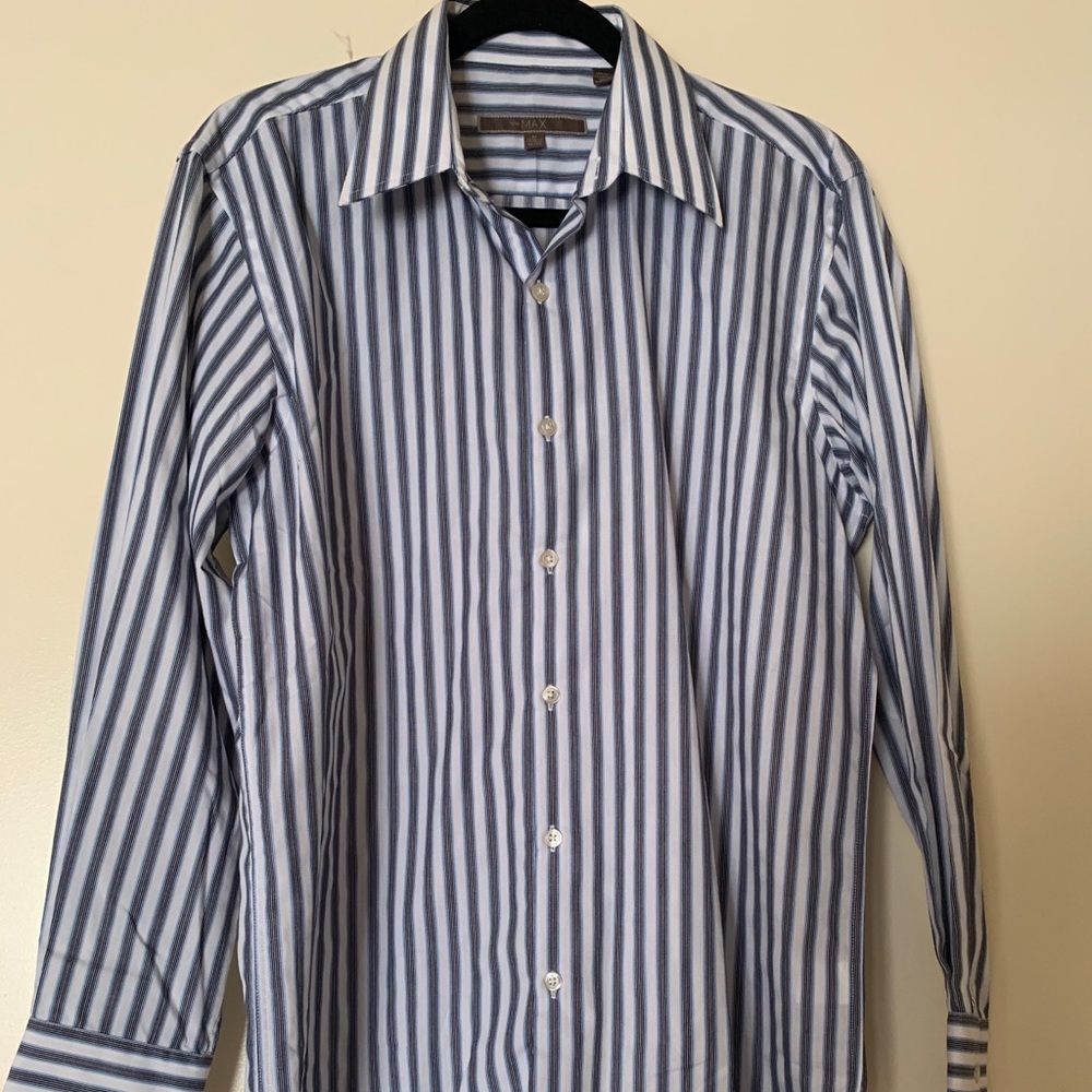 Striped button up